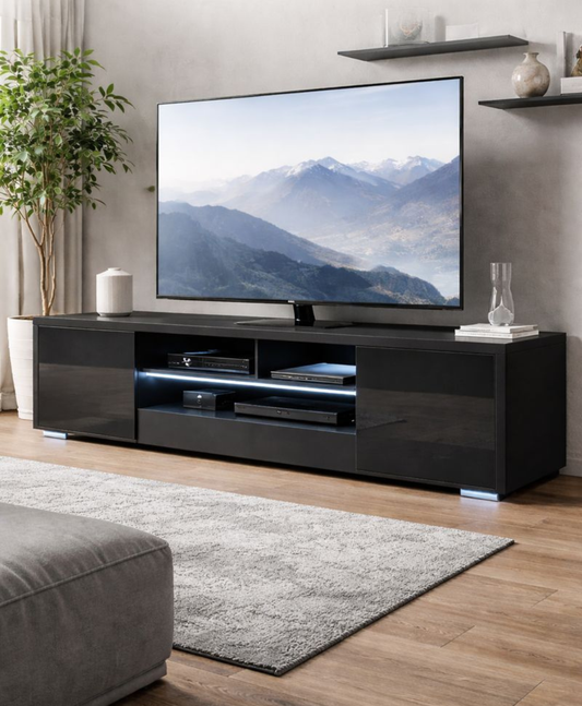 Meuble TV noir