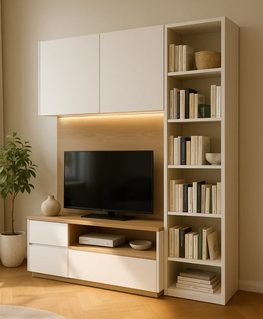 Meuble TV bibliothèque