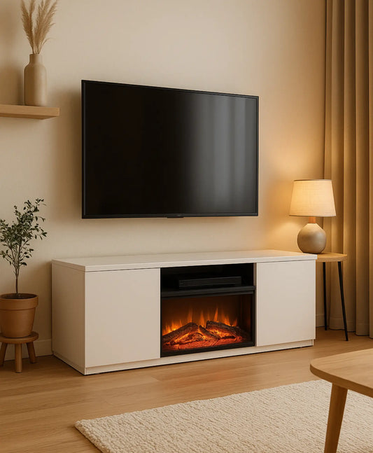 Meuble TV cheminée