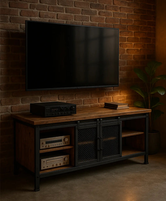 Meuble TV industriel