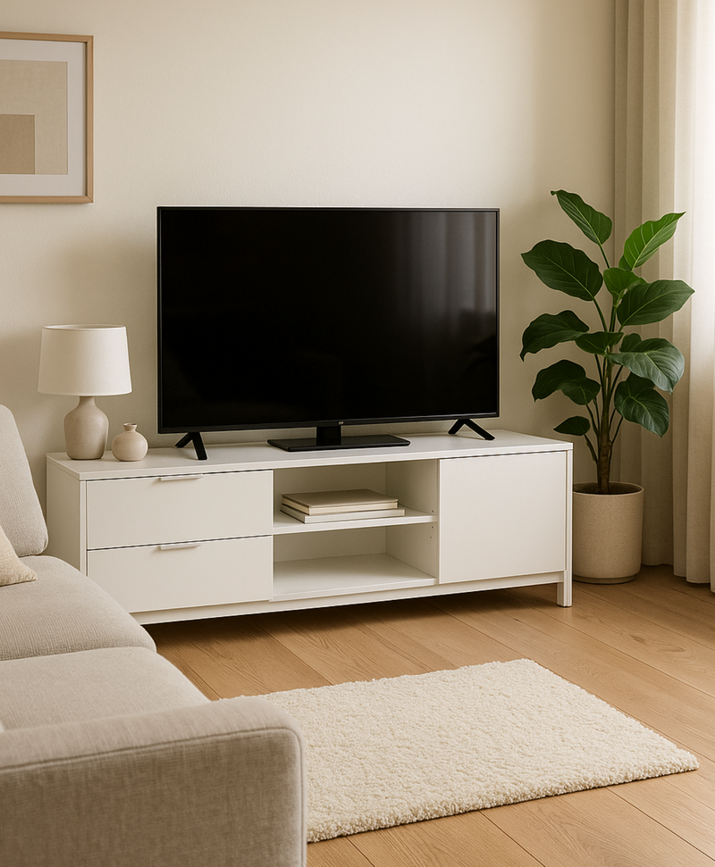 Meuble TV blanc