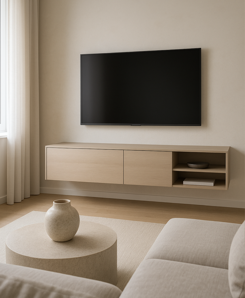 Meuble TV suspendu design