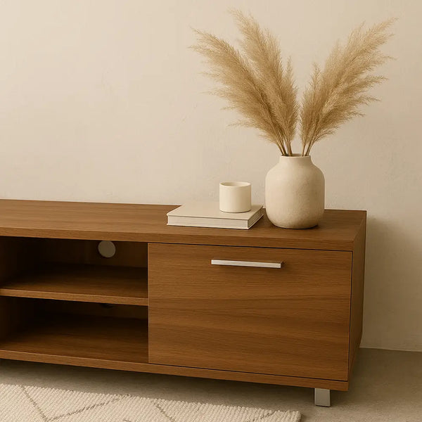 Meuble TV bois brun - Meuble TV