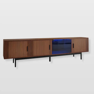 Meuble TV Noyer 200 Cm - Meuble TV