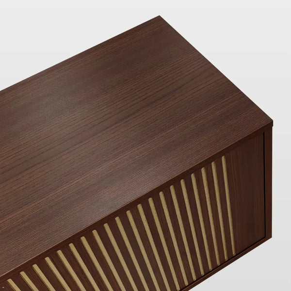 Meuble TV Noyer 200 Cm - Meuble TV