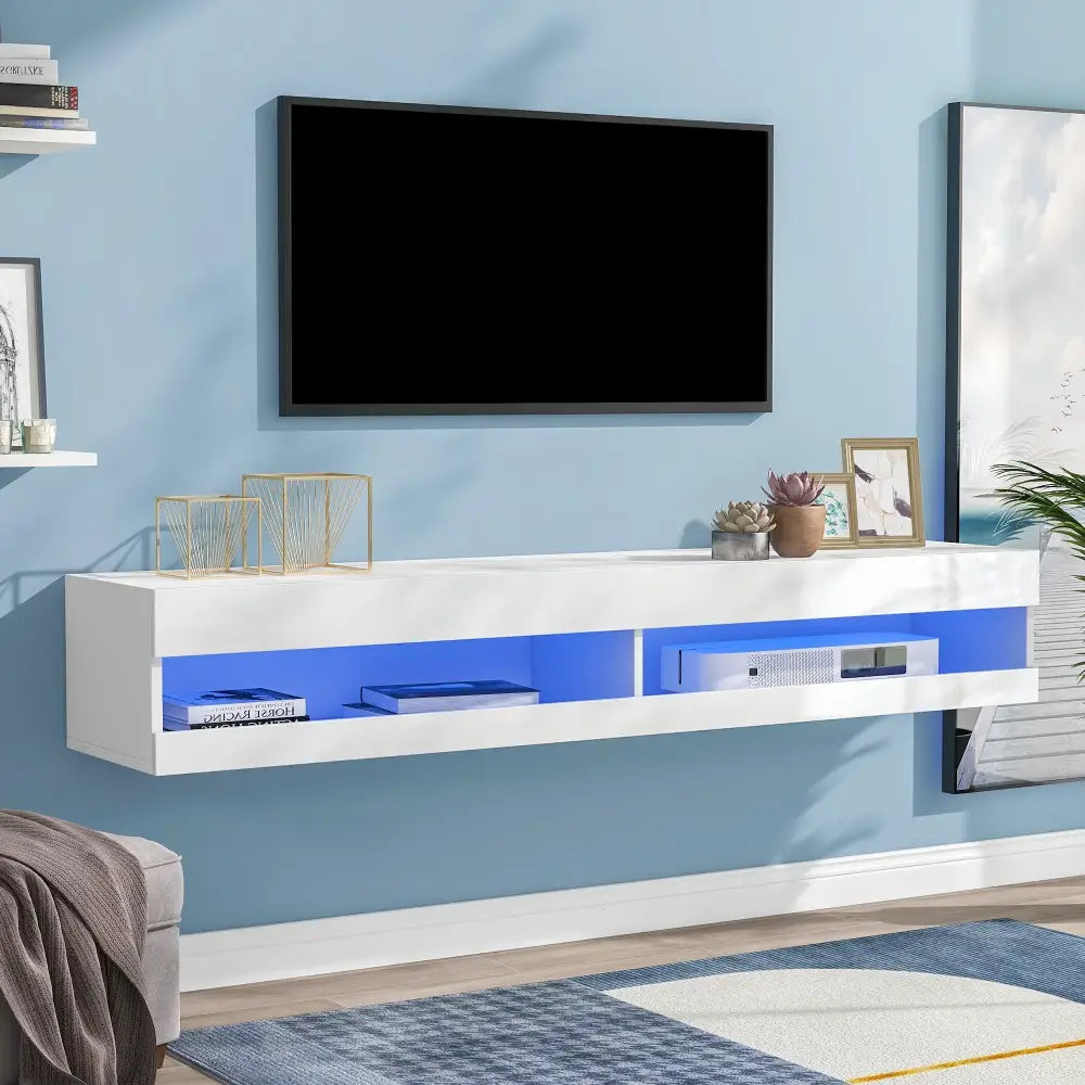 Meuble TV suspendu 140 Cm - Meuble TV