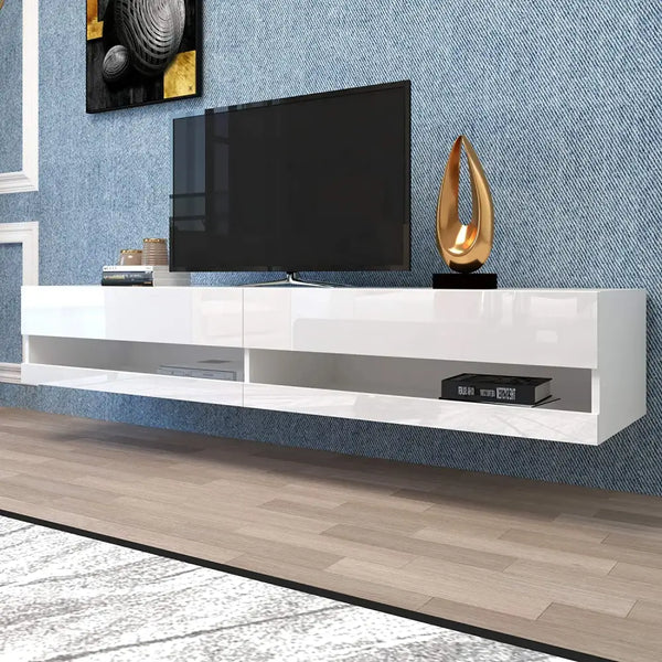Meuble TV suspendu 140 Cm - Meuble TV