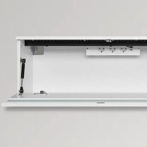 meuble tv suspendu blanc mat - Meuble TV