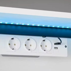 meuble tv suspendu blanc mat - Meuble TV