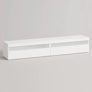 meuble tv suspendu blanc mat - Meuble TV